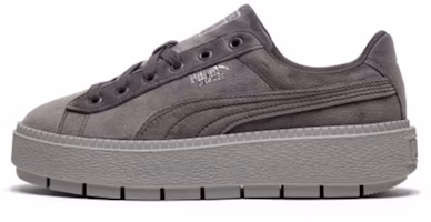 (Women) Puma Platform Trace V Gray 372613-03 (Women) Puma Platform Trace V Gray 372613-03