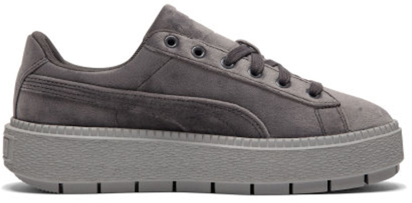 (Women) Puma Platform Trace V Gray 372613-03 Order (Women) Puma Platform Trace V Gray 372613-03