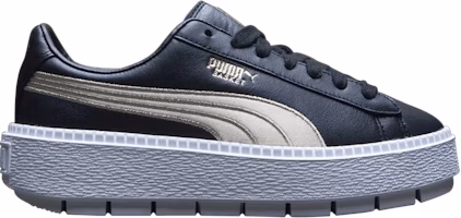 (Women) Puma Platform Trace 'Black Varsity' 367728-01 (Women) Puma Platform Trace 'Black Varsity' 367728-01