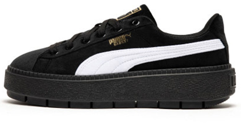 (Women) Puma Platform Trace V Black/White 372613-01 Buy (Women) Puma Platform Trace V Black/White 372613-01