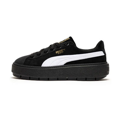 (W) Puma Platform Trace V Black/White