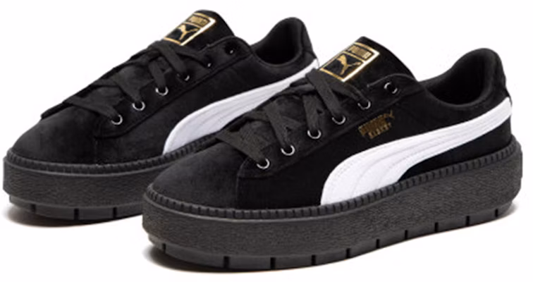(W) Puma Platform Trace V Hitam/Putih 372613-01 Lookbook (W) Puma Platform Trace V Hitam/Putih 372613-01