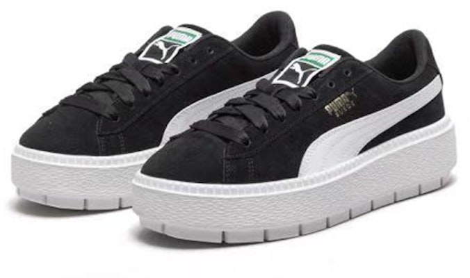 (Women) Puma Platform Trace 'Black White' 367980-01 Lookbook (Women) Puma Platform Trace 'Black White' 367980-01