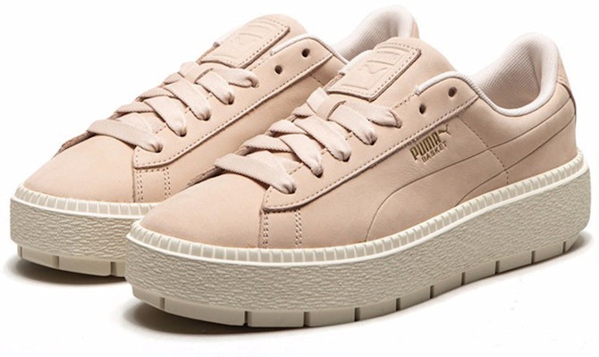 Puma basket 2025 platform khaki