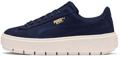 (Women) Puma Basket Platform Trace Soft 'Navy' 369642-03 (Women) Puma Basket Platform Trace Soft 'Navy' 369642-03