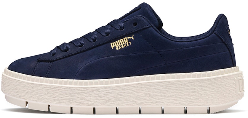 (W) 彪马Basket Platform Trace软底“海军蓝” 369642-03 Buy (W) 彪马Basket Platform Trace软底“海军蓝” 369642-03