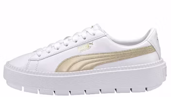 (Women) Puma Platform Trace 'White Varsity' 367728-02 (Women) Puma Platform Trace 'White Varsity' 367728-02
