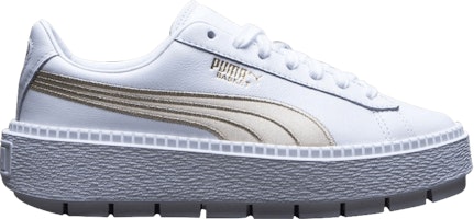 (Women) Puma Platform Trace 'White Varsity' 367728-02 (Women) Puma Platform Trace 'White Varsity' 367728-02