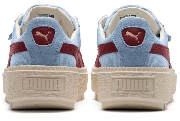 (W) Puma Platform Trace Corduroy Kasut Santai Biru 366977-03 Shop (W) Puma Platform Trace Corduroy Kasut Santai Biru 366977-03