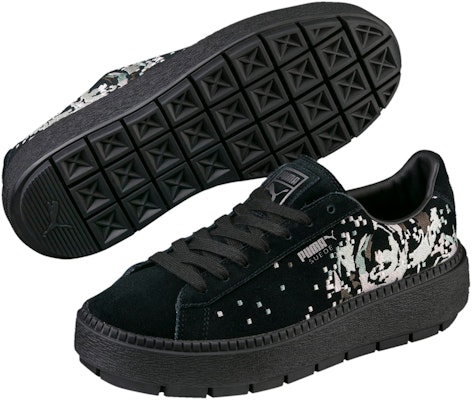 (W) Puma Platform Trace Digitemb 'Hitam' 366783-02 Purchase (W) Puma Platform Trace Digitemb 'Hitam' 366783-02