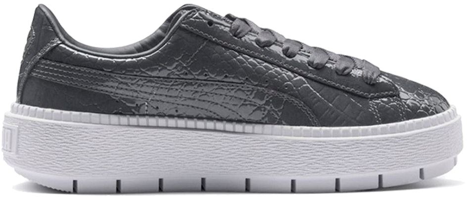 (W) Puma Platform Trace Exotic Lux 'Kelabu Putih' 367730-01 Order (W) Puma Platform Trace Exotic Lux 'Kelabu Putih' 367730-01