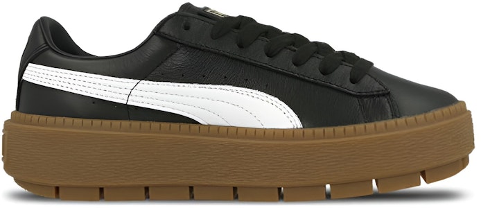 (W) Puma Platform Trace L 'Black Gum' Hitam Coklat Gum 366109-01 Order (W) Puma Platform Trace L 'Black Gum' Hitam Coklat Gum 366109-01
