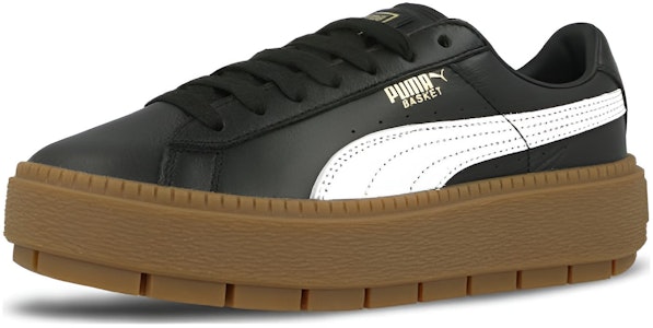 (W) Puma Platform Trace L 'Black Gum' Hitam Coklat Gum 366109-01 Lookbook (W) Puma Platform Trace L 'Black Gum' Hitam Coklat Gum 366109-01