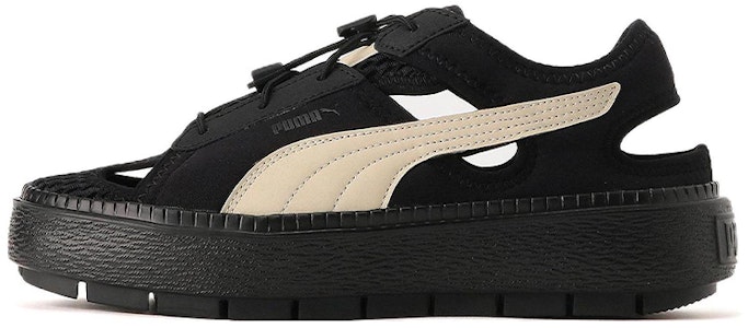 (W) プーマ プラットフォーム トレース ライト ミュール ブラック/ベージュ 382872-07 Buy (W) プーマ プラットフォーム トレース ライト ミュール ブラック/ベージュ 382872-07
