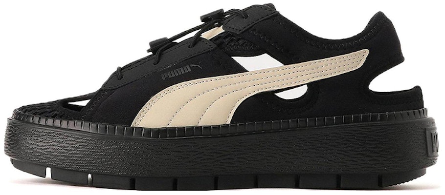 (Women) Puma Platform Trace Light Mule 'Black Beige' 382872-07 Buy (Women) Puma Platform Trace Light Mule 'Black Beige' 382872-07