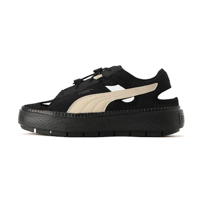 (W) Puma Platform Trace Light Mule 'Black Beige'
