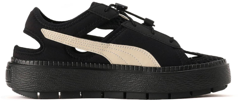 (Women) Puma Platform Trace Light Mule 'Black Beige' 382872-07 Order (Women) Puma Platform Trace Light Mule 'Black Beige' 382872-07