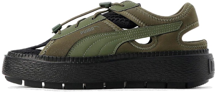 (W) Puma Platform Trace Light Mule 'Hijau Hitam' 382872-09 Buy (W) Puma Platform Trace Light Mule 'Hijau Hitam' 382872-09