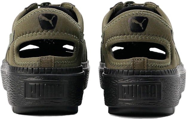 (W) Puma Platform Trace Light Mule 'Hijau Hitam' 382872-09 Purchase (W) Puma Platform Trace Light Mule 'Hijau Hitam' 382872-09