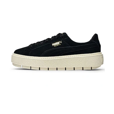 (W) Puma Platform Trace For Casual Shoes Black