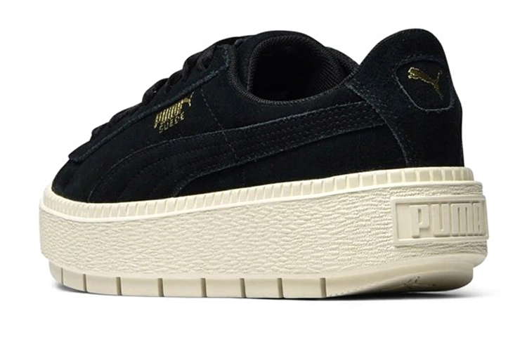 (W) Puma Platform Trace For Casual Shoes Black 圖 4