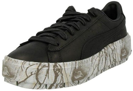 PUMA 平台仿生 低帮 板鞋 男女同款 黑色 Shop PUMA 平台仿生 低帮 板鞋 男女同款 黑色