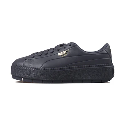 (W) Puma Platform Trace PRM Low-Top Sneakers Black