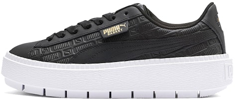 (Women) Puma Platform Trace 'Black White' 369925-02 (Women) Puma Platform Trace 'Black White' 369925-02
