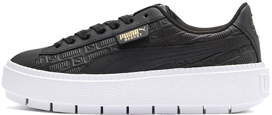 (Women) Puma Platform Trace 'Black White' 369925-02 Buy (Women) Puma Platform Trace 'Black White' 369925-02