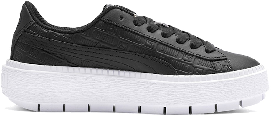 (Women) Puma Platform Trace 'Black White' 369925-02 Order (Women) Puma Platform Trace 'Black White' 369925-02