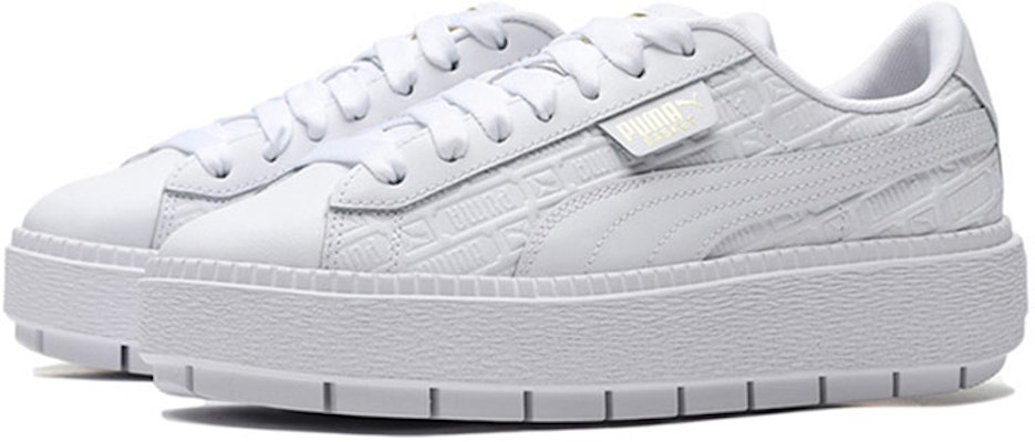 (W) Puma Platform Trace 'Putih Triple' 369925-01 Lookbook (W) Puma Platform Trace 'Putih Triple' 369925-01