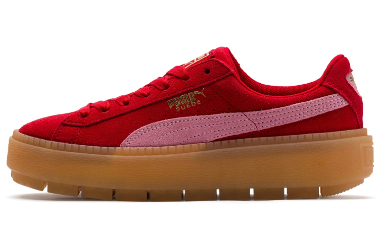 Buy (W) 彪马 Platform Trace 红色厚底运动鞋 365830-09