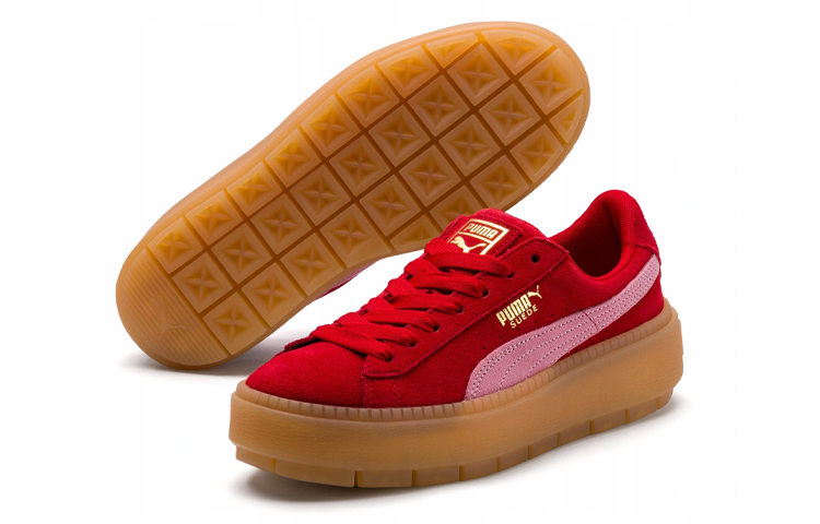 (W) Puma Platform Trace Sneakers Red 圖 4