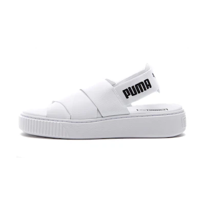 (W) Puma Platform Trace Sports sandals 'White Black'