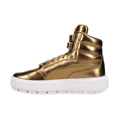 (W) Puma Platform Trace Stmt 'Gold Mid-Top'