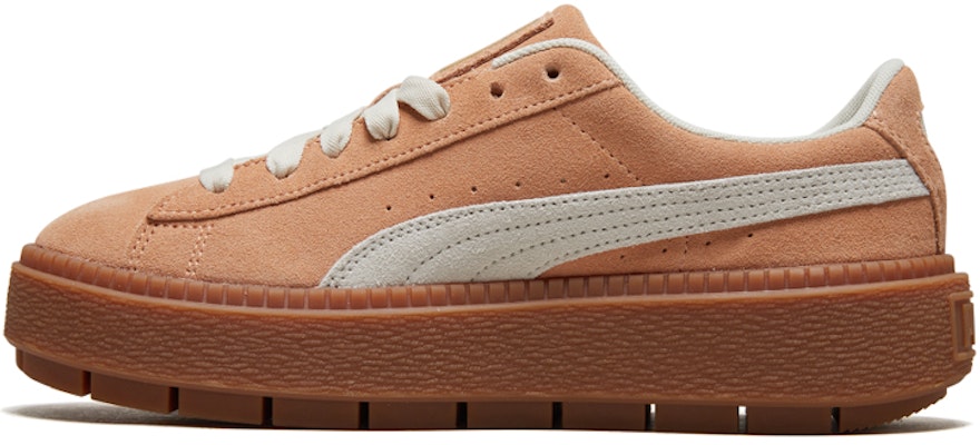 彪馬 平台 痕跡 耐磨 低幫 板鞋 女款 棕色 Buy 彪馬 平台 痕跡 耐磨 低幫 板鞋 女款 棕色