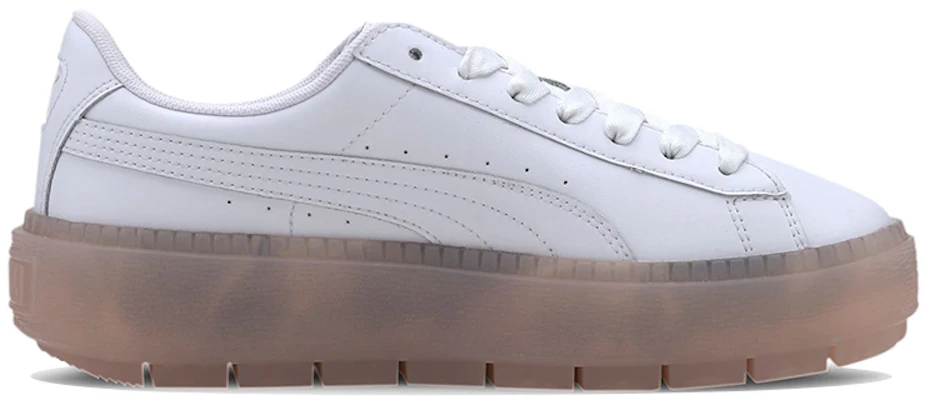 (W) PUMA Platform Trace Translucent White 371656-01 Order (W) PUMA Platform Trace Translucent White 371656-01