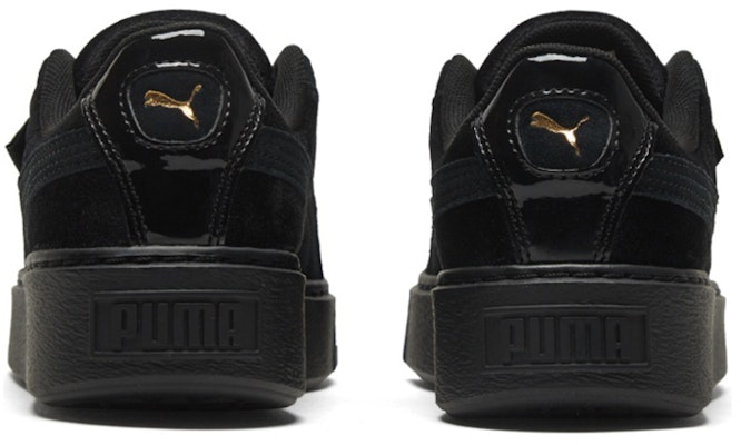 (W) 彪马 Platform Velvet '黑金' 女鞋 373935-01 Purchase (W) 彪马 Platform Velvet '黑金' 女鞋 373935-01