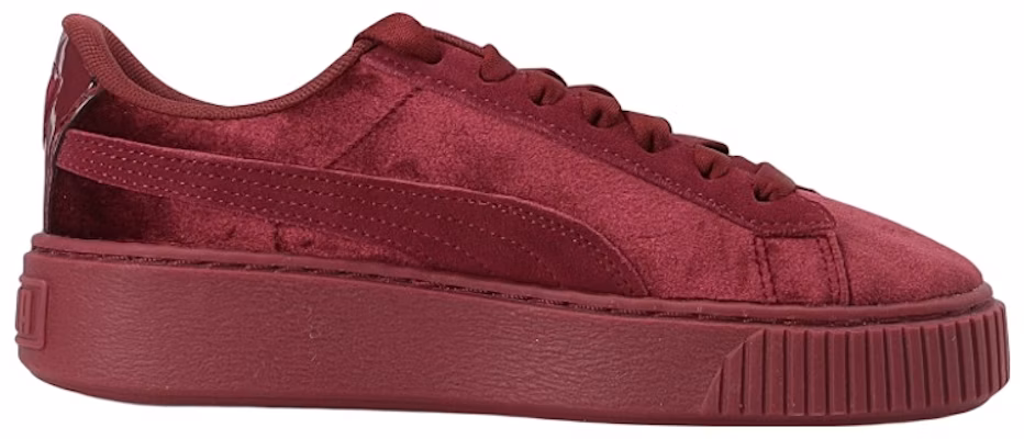 (Women) Puma Platform Velvet Purple Low-Top Sneakers Purple 373935-04 Order (Women) Puma Platform Velvet Purple Low-Top Sneakers Purple 373935-04