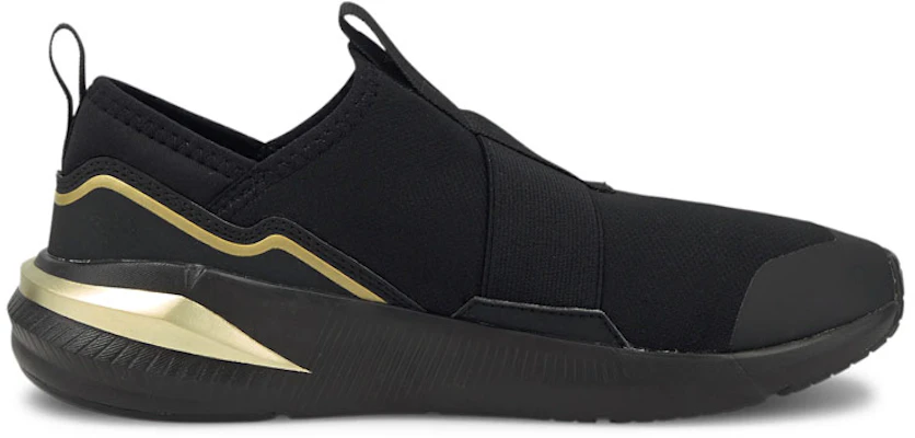Puma Platinum ALT 防滑透氣運動跑步鞋 女款 黑金 Order Puma Platinum ALT 防滑透氣運動跑步鞋 女款 黑金