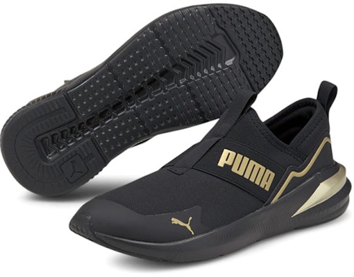 (Women) Puma Platinum Alt 'Black Team Gold' 194743-04 Shop (Women) Puma Platinum Alt 'Black Team Gold' 194743-04