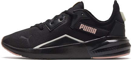 (Women) Puma Platinum Shimmer Sneakers Black/Pink 193772-03 (Women) Puma Platinum Shimmer Sneakers Black/Pink 193772-03
