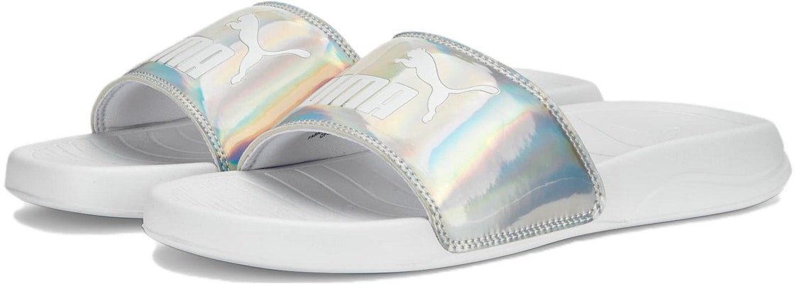 (Women) Puma Popcat 'White Silver' 391014-01 Lookbook (Women) Puma Popcat 'White Silver' 391014-01
