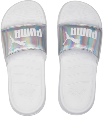 (Women) Puma Popcat 'White Silver' 391014-01 Shop (Women) Puma Popcat 'White Silver' 391014-01