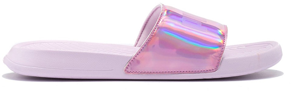 (W) 彪马 Popcat 镜面拖鞋 镭紫色 368127-01 Order (W) 彪马 Popcat 镜面拖鞋 镭紫色 368127-01
