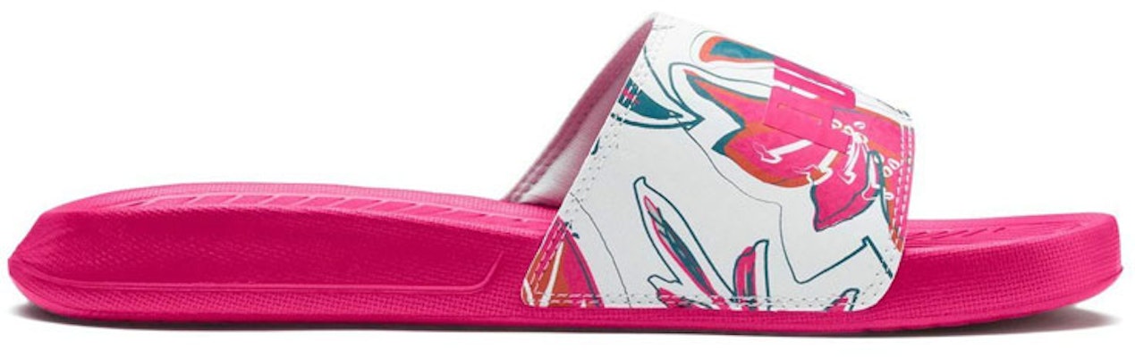 (Women) Puma Popcat Flower Power 'Purple White' 369423-02 Order (Women) Puma Popcat Flower Power 'Purple White' 369423-02