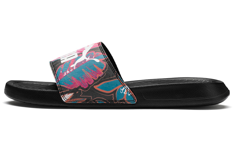 (Women) Puma Popcat Flower Power Sandals Black 369423-01