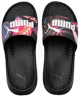 (W) プーマ ポップキャット フラワーパワー サンダル (黒) 369423-01 Lookbook (W) プーマ ポップキャット フラワーパワー サンダル (黒) 369423-01