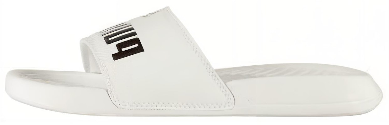 (Women) Puma Popcat White Slide 'White Black' 361222-13 Buy (Women) Puma Popcat White Slide 'White Black' 361222-13