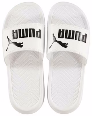 (Women) Puma Popcat White Slide 'White Black' 361222-13 Order (Women) Puma Popcat White Slide 'White Black' 361222-13